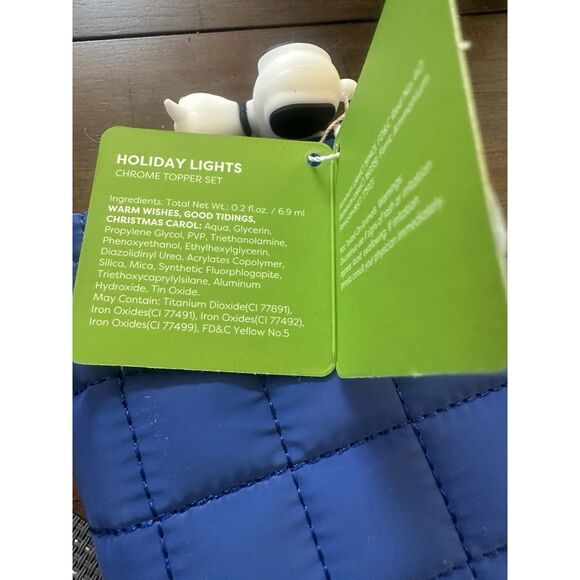 Peanuts X Profusion Cosmetics Holiday Lights! 3pc Chrome Topper Set Snoopy NEW - Picture 4 of 4